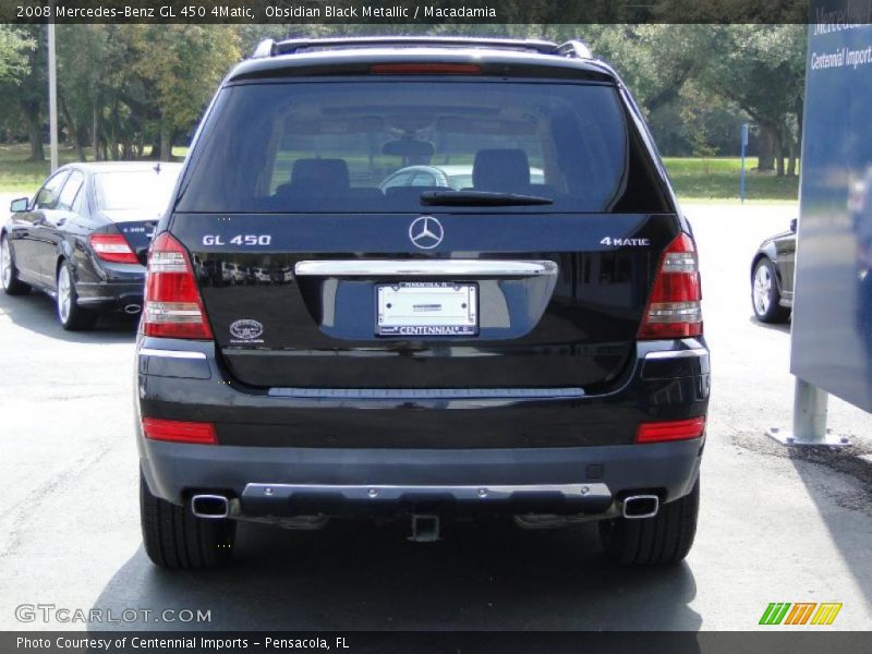 Obsidian Black Metallic / Macadamia 2008 Mercedes-Benz GL 450 4Matic