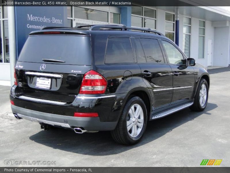 Obsidian Black Metallic / Macadamia 2008 Mercedes-Benz GL 450 4Matic