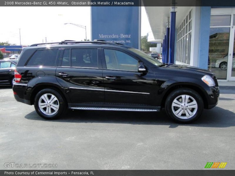 Obsidian Black Metallic / Macadamia 2008 Mercedes-Benz GL 450 4Matic