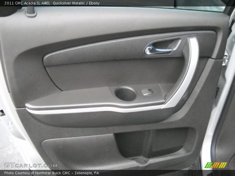 Quicksilver Metallic / Ebony 2011 GMC Acadia SL AWD