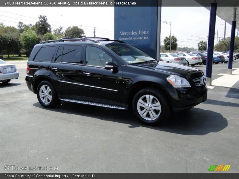 Obsidian Black Metallic / Macadamia 2008 Mercedes-Benz GL 450 4Matic