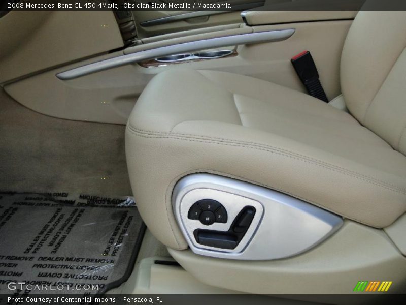 Obsidian Black Metallic / Macadamia 2008 Mercedes-Benz GL 450 4Matic