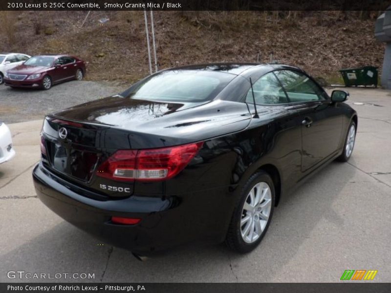 Smoky Granite Mica / Black 2010 Lexus IS 250C Convertible