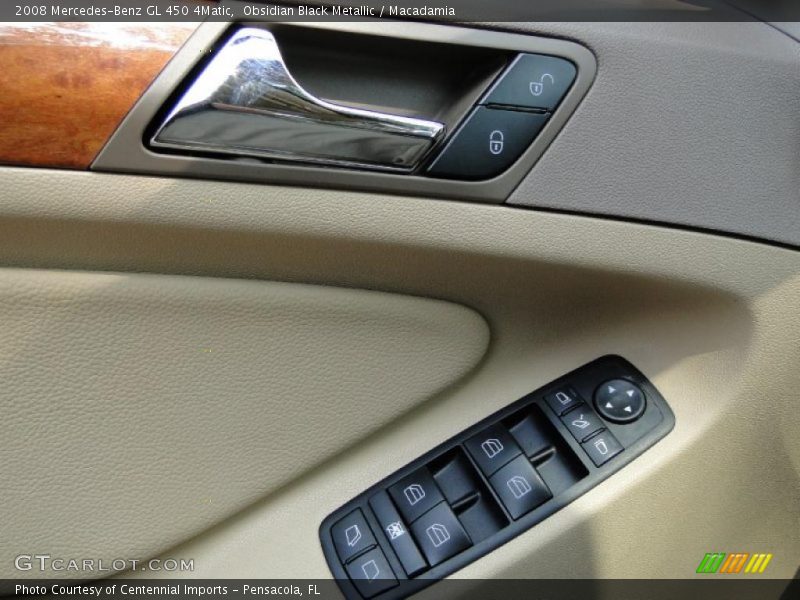 Obsidian Black Metallic / Macadamia 2008 Mercedes-Benz GL 450 4Matic