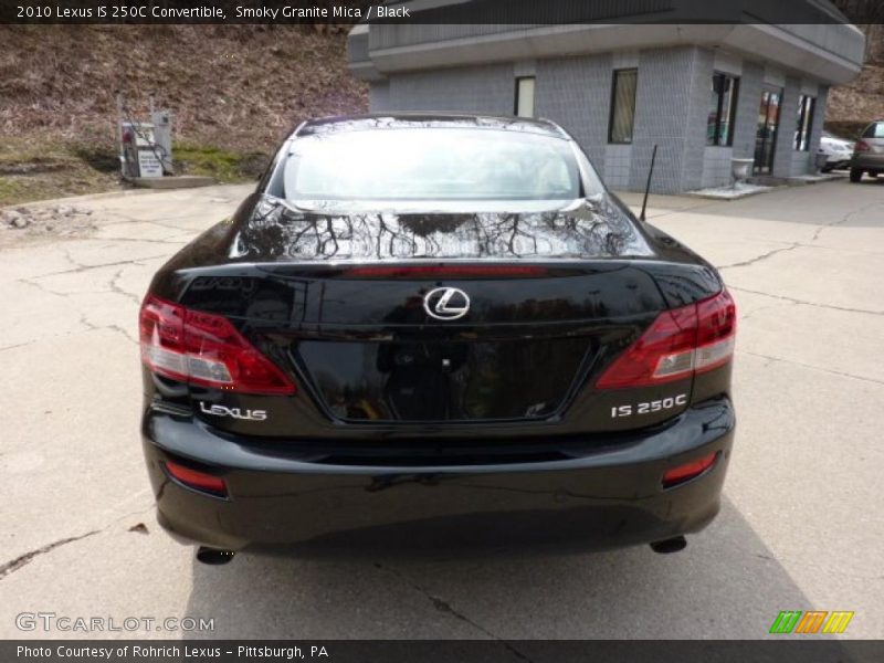 Smoky Granite Mica / Black 2010 Lexus IS 250C Convertible