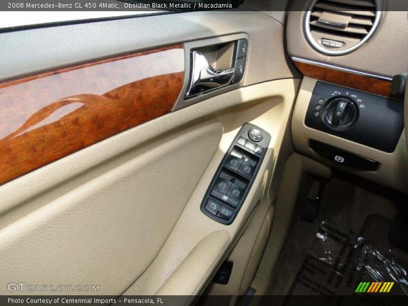 Obsidian Black Metallic / Macadamia 2008 Mercedes-Benz GL 450 4Matic