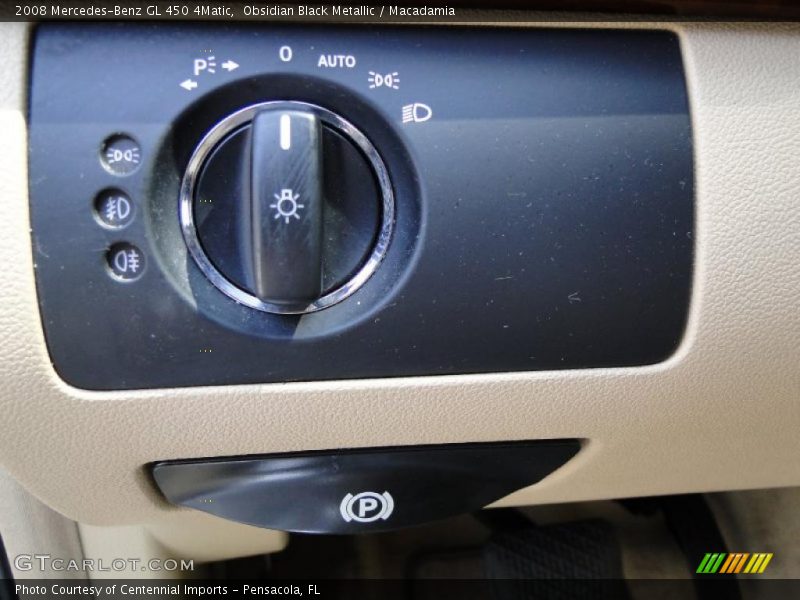 Obsidian Black Metallic / Macadamia 2008 Mercedes-Benz GL 450 4Matic