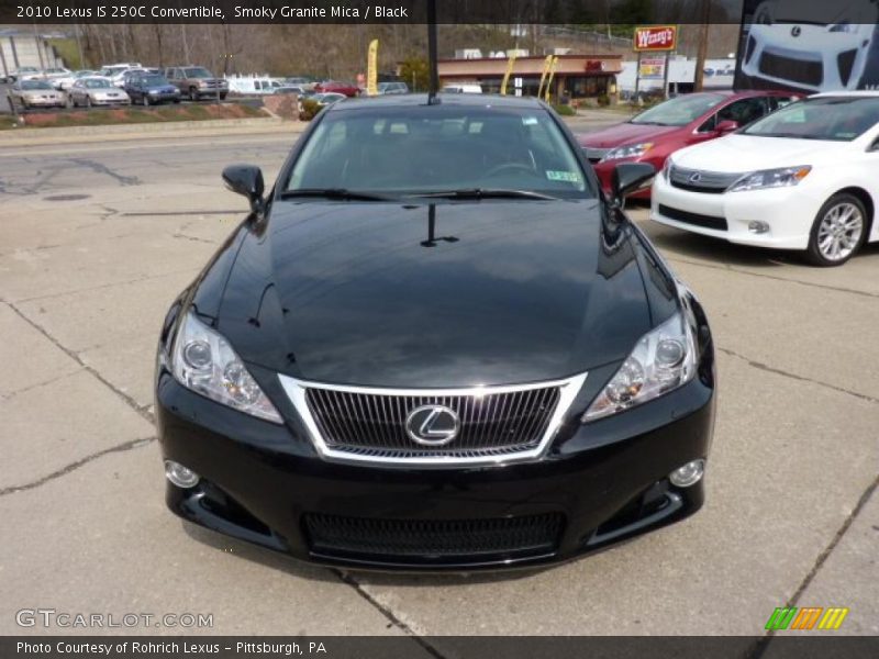 Smoky Granite Mica / Black 2010 Lexus IS 250C Convertible