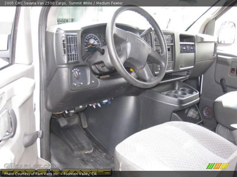 Summit White / Medium Pewter 2005 GMC Savana Van 2500 Cargo