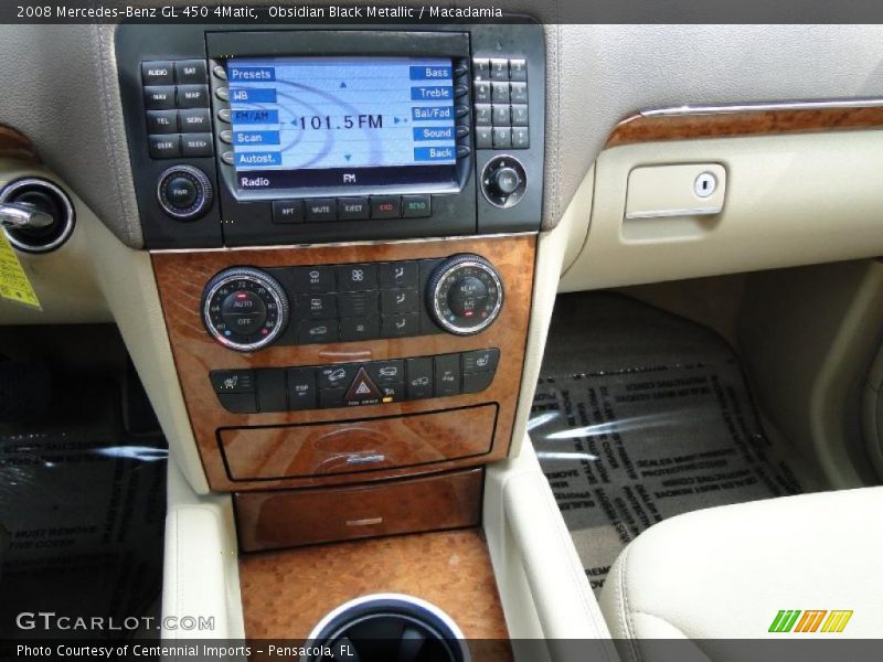 Obsidian Black Metallic / Macadamia 2008 Mercedes-Benz GL 450 4Matic