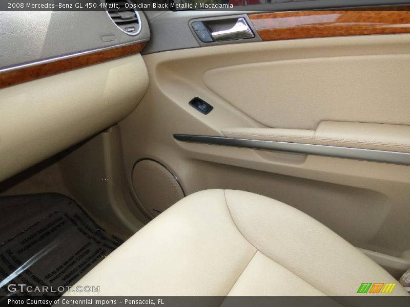 Obsidian Black Metallic / Macadamia 2008 Mercedes-Benz GL 450 4Matic
