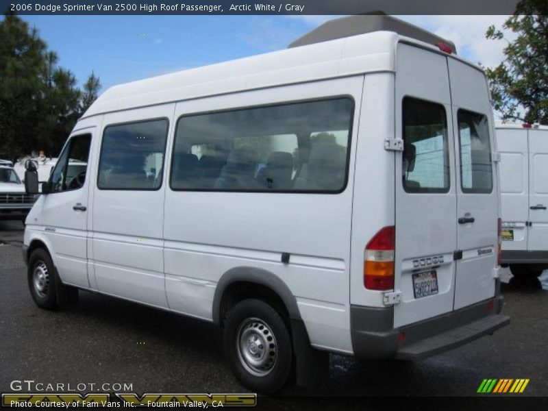 Arctic White / Gray 2006 Dodge Sprinter Van 2500 High Roof Passenger