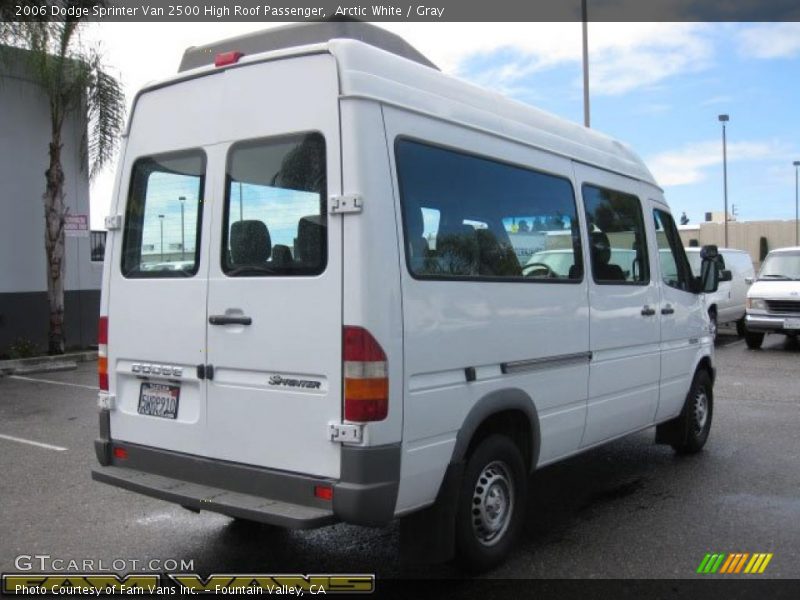 Arctic White / Gray 2006 Dodge Sprinter Van 2500 High Roof Passenger