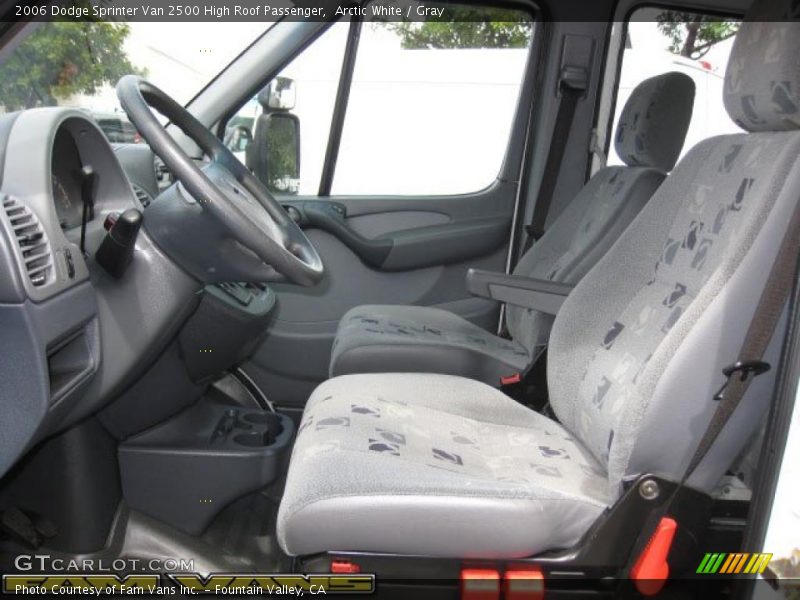 Arctic White / Gray 2006 Dodge Sprinter Van 2500 High Roof Passenger