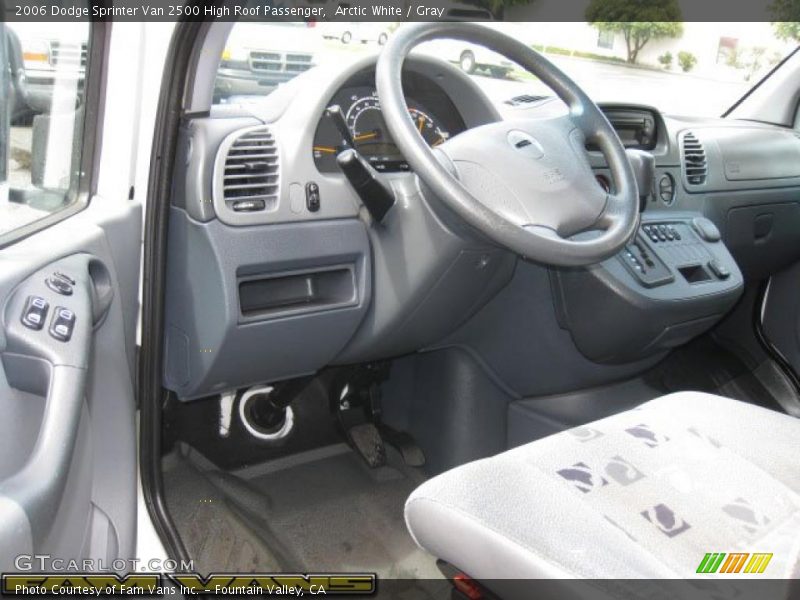 Arctic White / Gray 2006 Dodge Sprinter Van 2500 High Roof Passenger