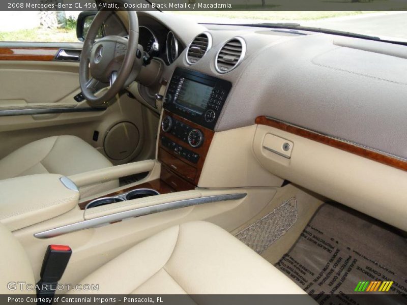 Obsidian Black Metallic / Macadamia 2008 Mercedes-Benz GL 450 4Matic