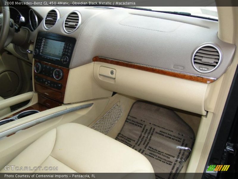 Obsidian Black Metallic / Macadamia 2008 Mercedes-Benz GL 450 4Matic