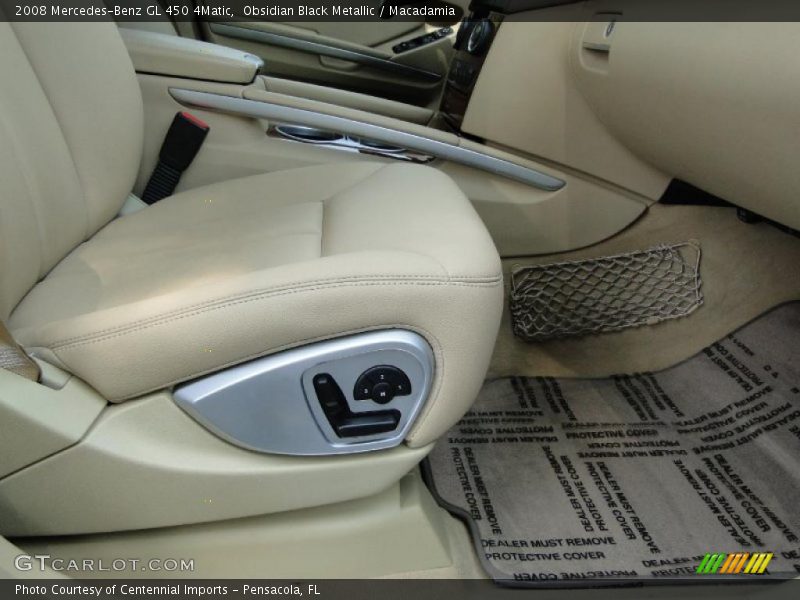 Obsidian Black Metallic / Macadamia 2008 Mercedes-Benz GL 450 4Matic