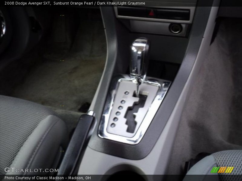 Sunburst Orange Pearl / Dark Khaki/Light Graystone 2008 Dodge Avenger SXT