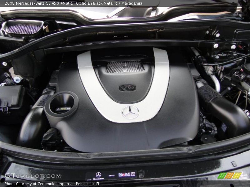 Obsidian Black Metallic / Macadamia 2008 Mercedes-Benz GL 450 4Matic