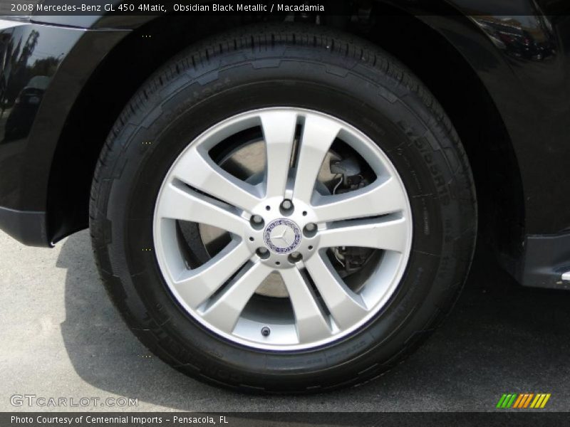 Obsidian Black Metallic / Macadamia 2008 Mercedes-Benz GL 450 4Matic