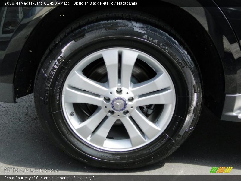 Obsidian Black Metallic / Macadamia 2008 Mercedes-Benz GL 450 4Matic