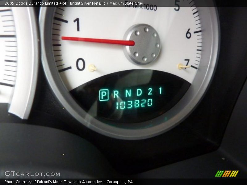 Bright Silver Metallic / Medium Slate Gray 2005 Dodge Durango Limited 4x4