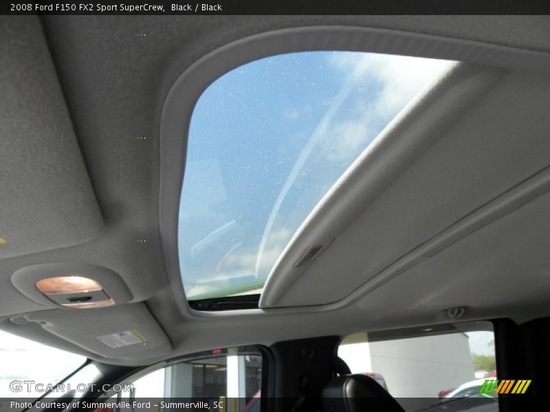 Sunroof of 2008 F150 FX2 Sport SuperCrew