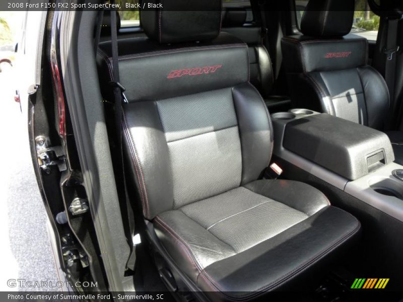  2008 F150 FX2 Sport SuperCrew Black Interior