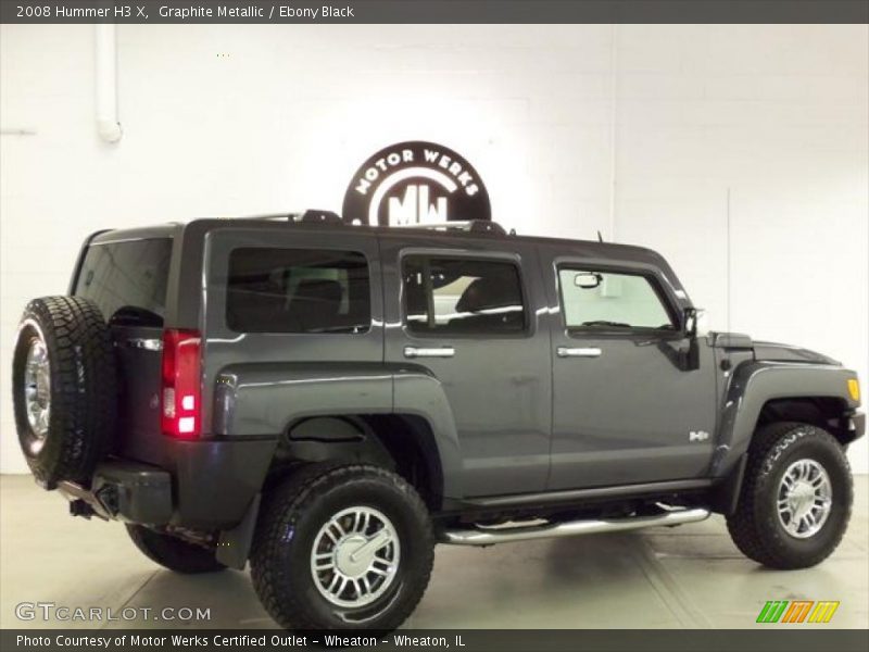 Graphite Metallic / Ebony Black 2008 Hummer H3 X