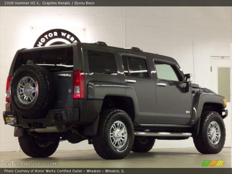 Graphite Metallic / Ebony Black 2008 Hummer H3 X