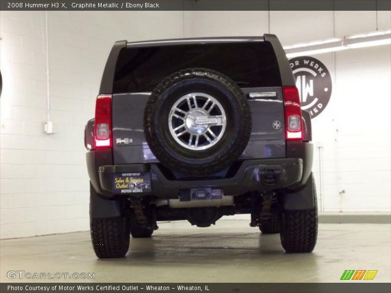Graphite Metallic / Ebony Black 2008 Hummer H3 X