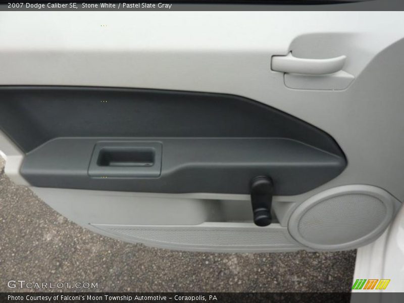 Stone White / Pastel Slate Gray 2007 Dodge Caliber SE