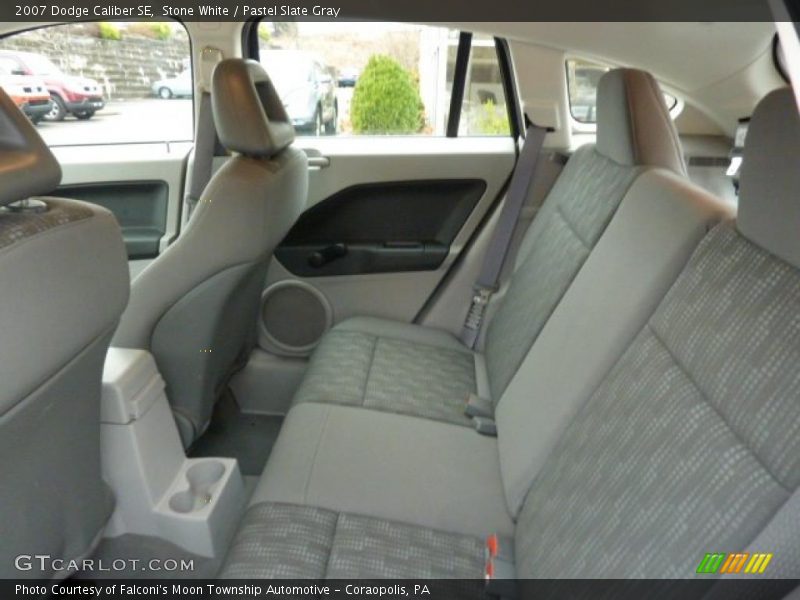 Stone White / Pastel Slate Gray 2007 Dodge Caliber SE
