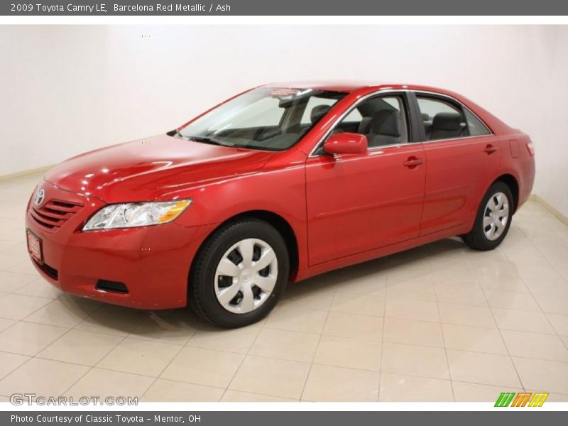 Barcelona Red Metallic / Ash 2009 Toyota Camry LE