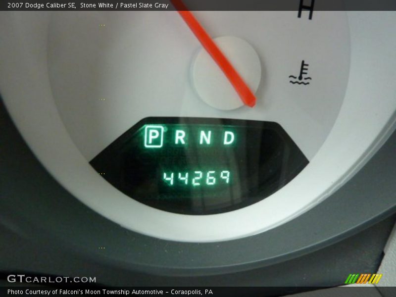 Stone White / Pastel Slate Gray 2007 Dodge Caliber SE