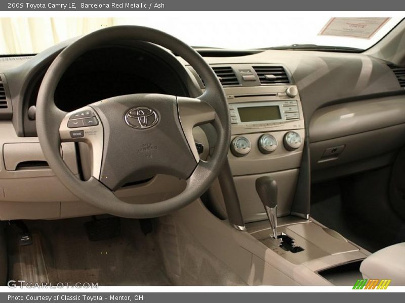 Barcelona Red Metallic / Ash 2009 Toyota Camry LE
