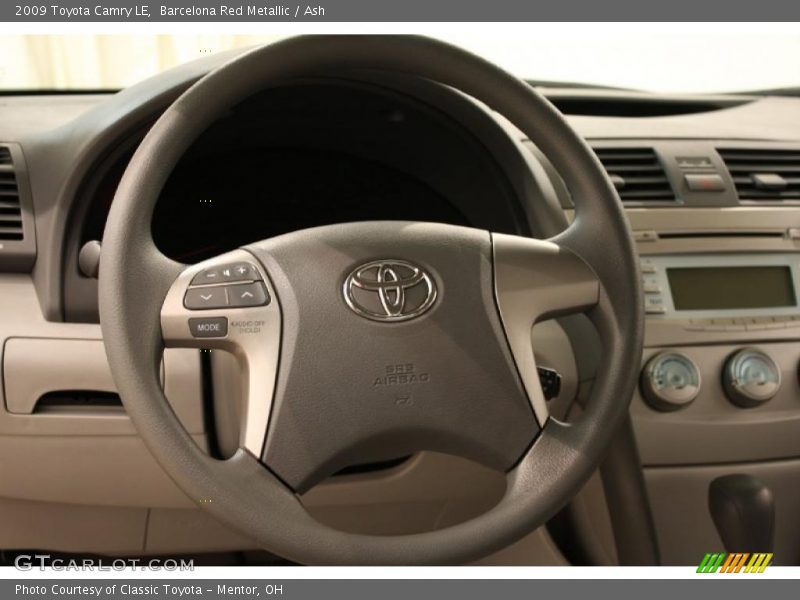 Barcelona Red Metallic / Ash 2009 Toyota Camry LE