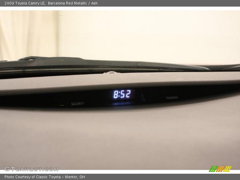 Barcelona Red Metallic / Ash 2009 Toyota Camry LE