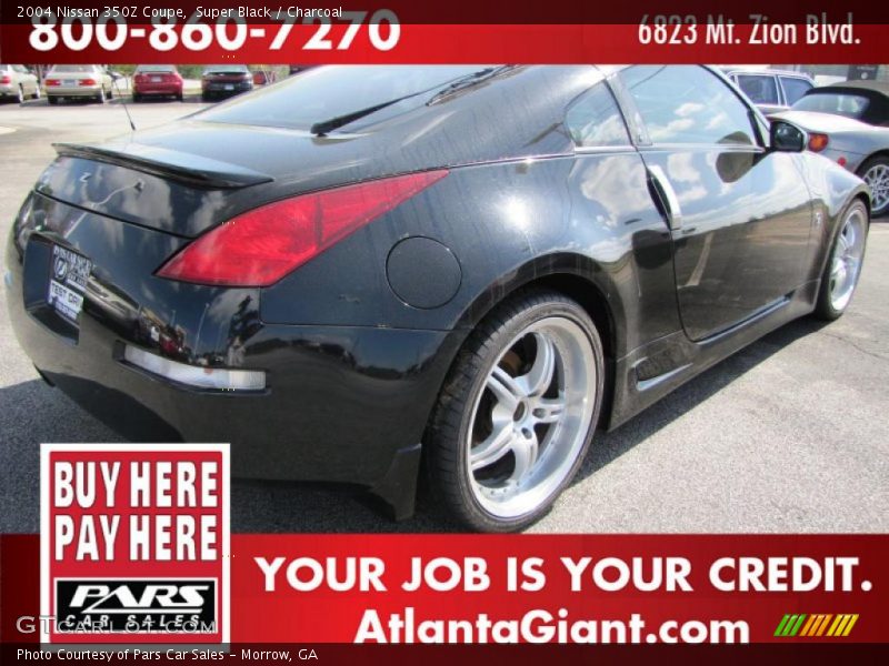 Super Black / Charcoal 2004 Nissan 350Z Coupe