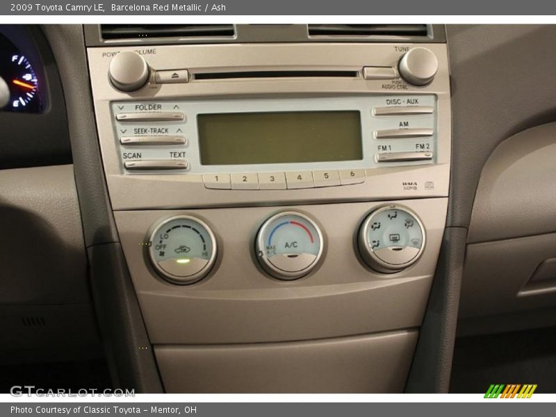 Barcelona Red Metallic / Ash 2009 Toyota Camry LE