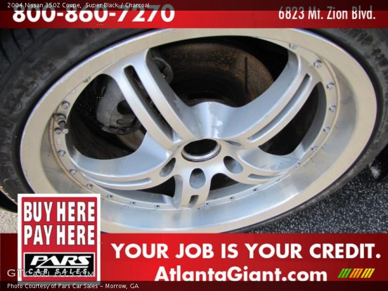 Super Black / Charcoal 2004 Nissan 350Z Coupe