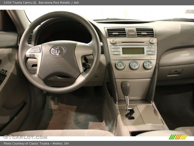 Barcelona Red Metallic / Ash 2009 Toyota Camry LE