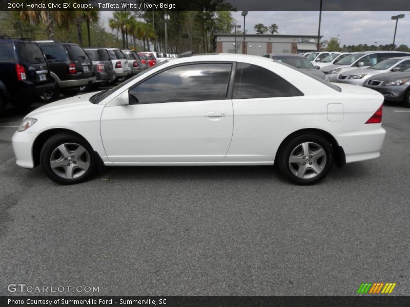 Taffeta White / Ivory Beige 2004 Honda Civic EX Coupe