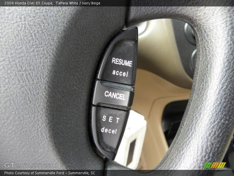 Taffeta White / Ivory Beige 2004 Honda Civic EX Coupe