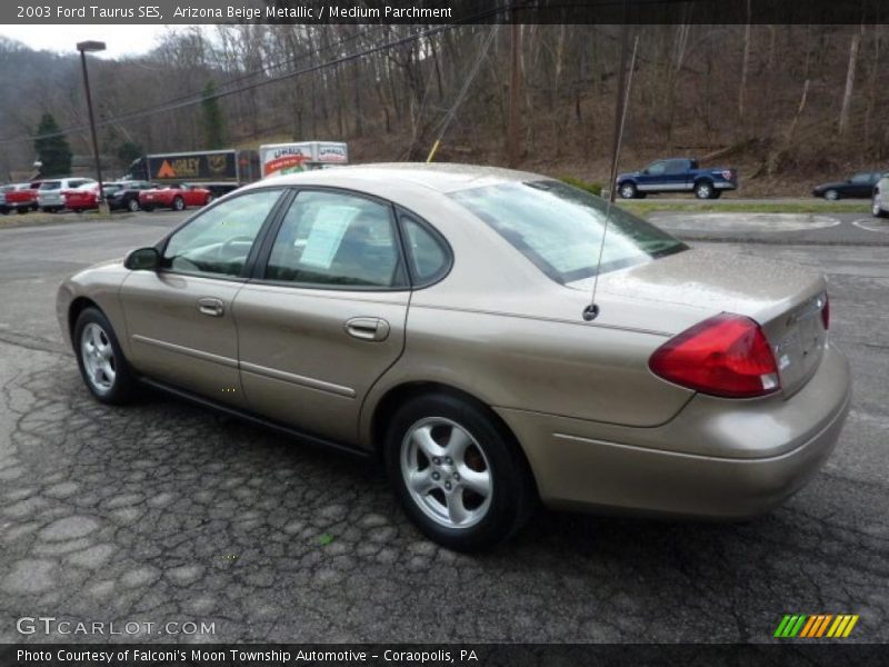 Arizona Beige Metallic / Medium Parchment 2003 Ford Taurus SES