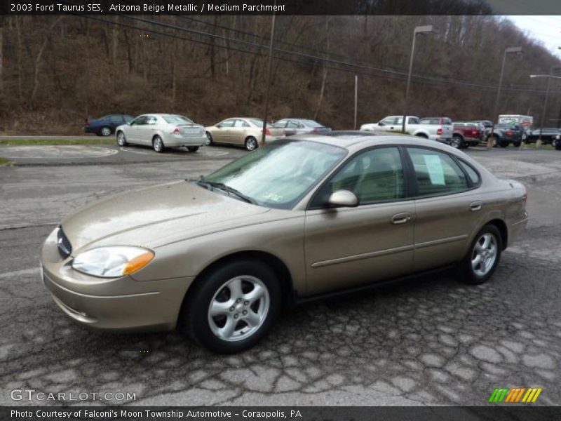 Arizona Beige Metallic / Medium Parchment 2003 Ford Taurus SES