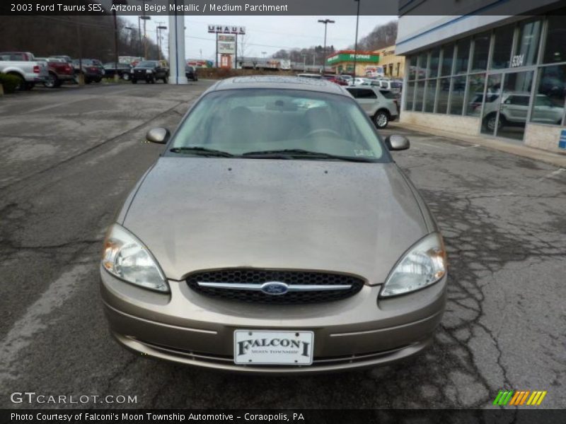 Arizona Beige Metallic / Medium Parchment 2003 Ford Taurus SES
