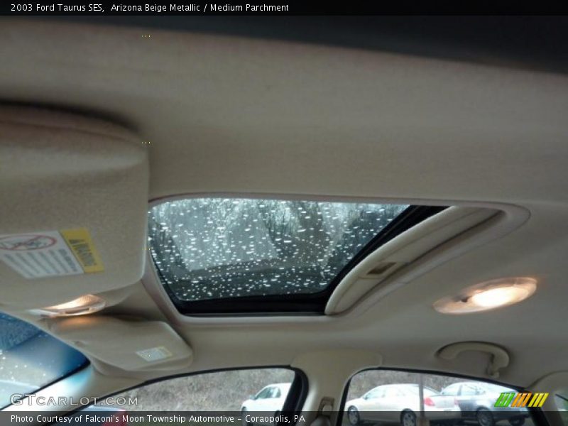 Arizona Beige Metallic / Medium Parchment 2003 Ford Taurus SES