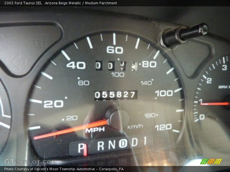 Arizona Beige Metallic / Medium Parchment 2003 Ford Taurus SES